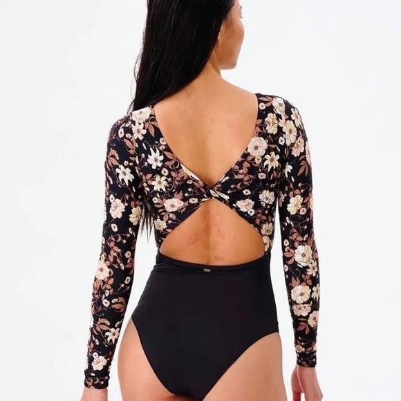 Rip Curl Surf Sunset Haze Long Sleeve One Piece Swimsuit L and XL - Picture 4 of 10